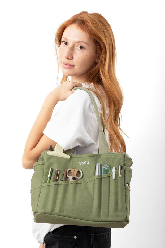 Soolla Studio Artist Bag, Blueberry Bliss, Pottery Tool Bag