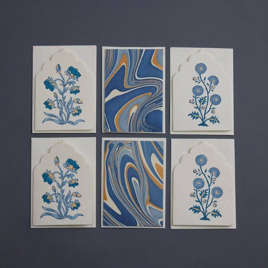 Artisan Notecard Set - Sandook Sapphire