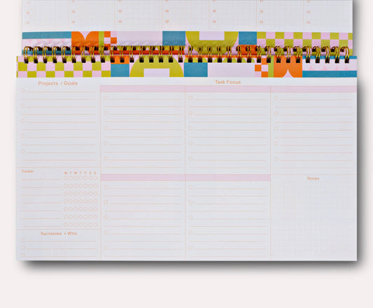 Ginger Weekly Organiser Book