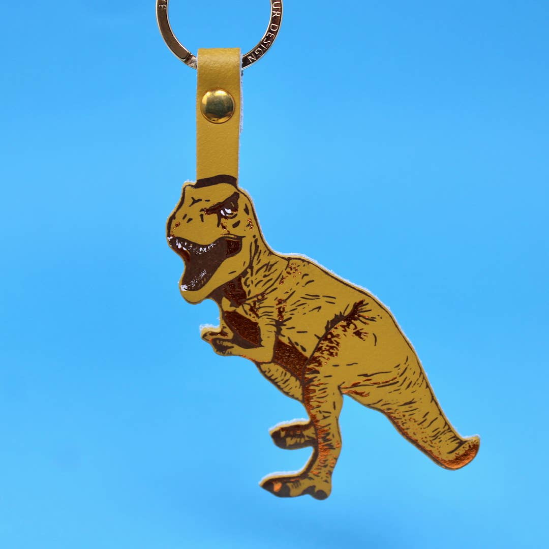 T-Rex Key Fob: Turquoise