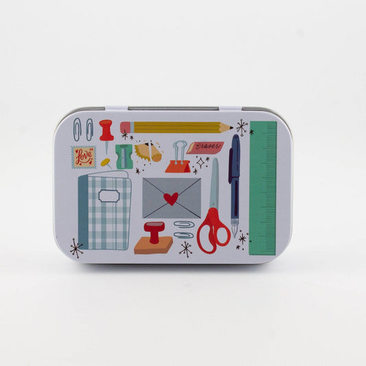 Stationery Lovers Washi Flake and Trinket Tin