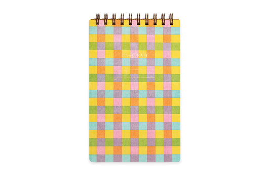 Task Pad Notebook - Plaid