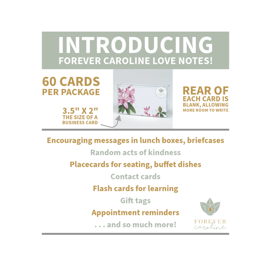 Monarch Butterfly Tiny Cards | Pack of 60 "Love Notes"