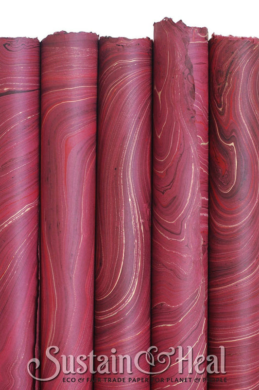Burgundy Marble Sheet