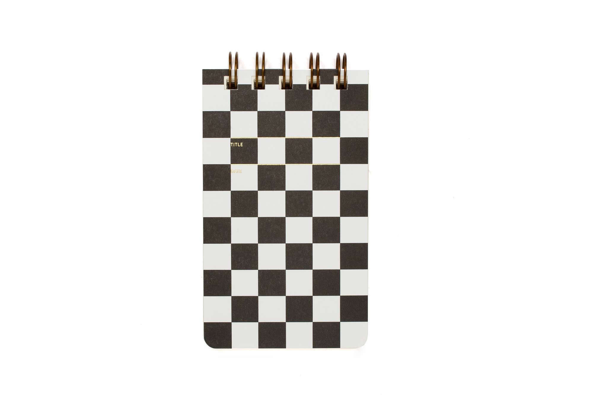 Check Paper Notebook Reporter Notebook - Checker Black – The Paper Canopy