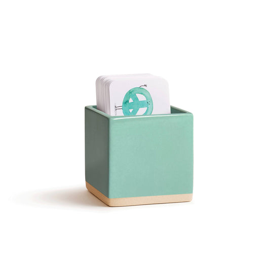 Little Notes® Ceramic Holder | Minty