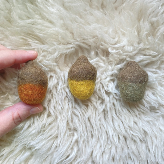 Felt Acorns