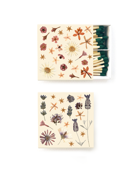 Pressed Flowers Matchbox