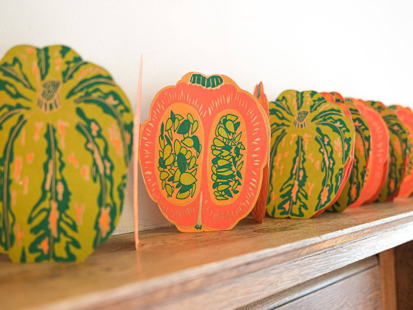 PUMPKINS CONCERTINA GARLAND
