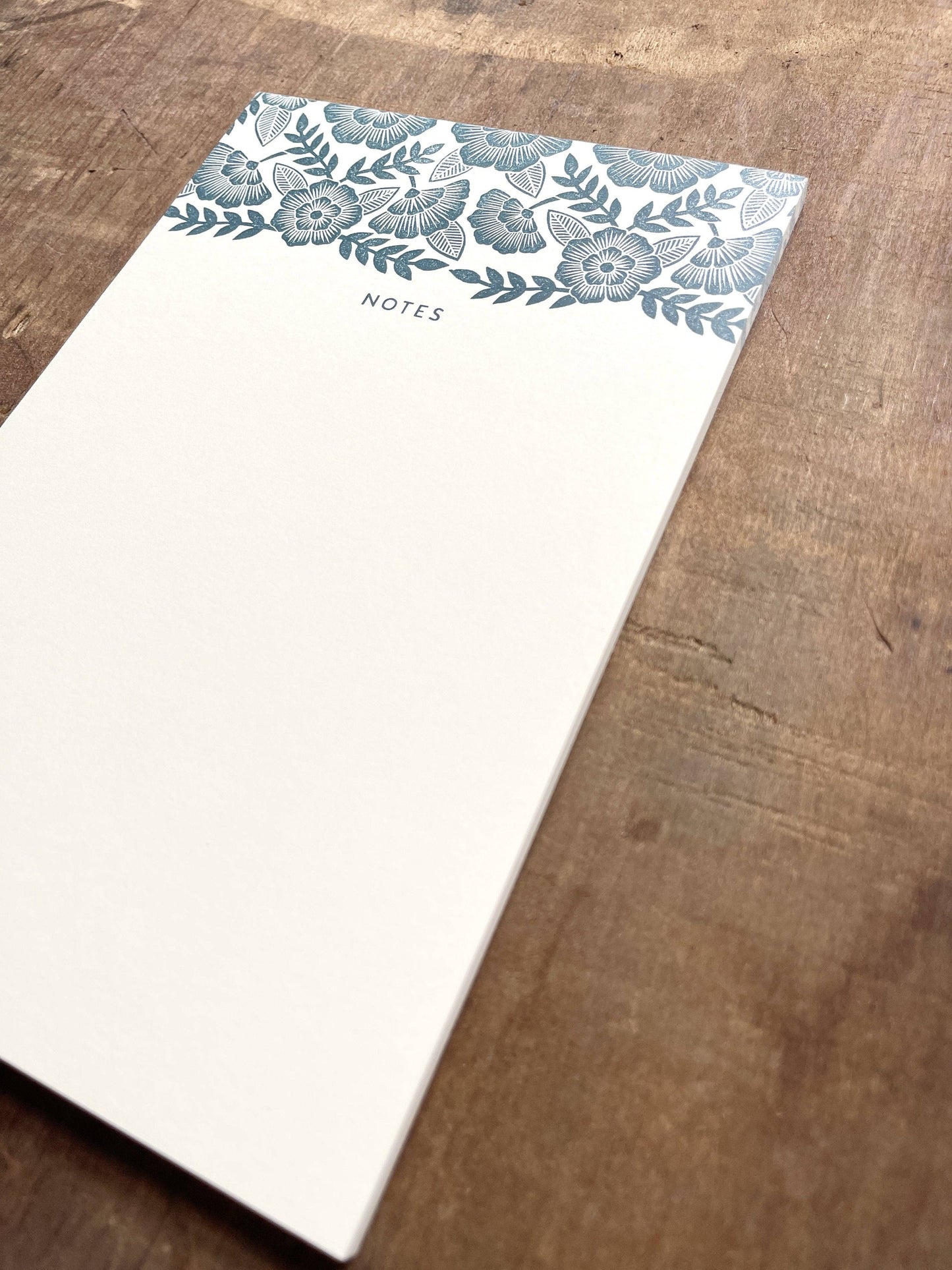 Floral Header Notepad