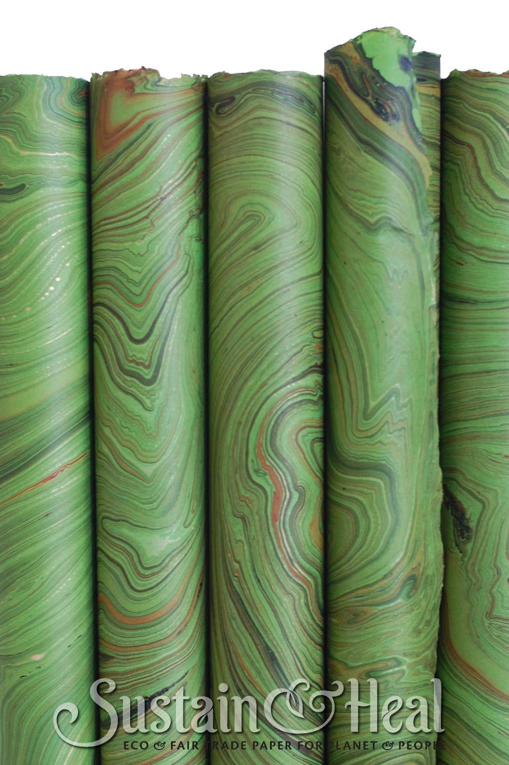 Kelly Green Marble Sheet