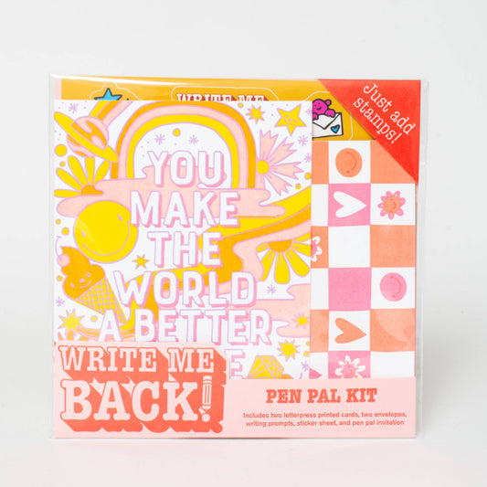 Write Me Back Pen Pal Kit - Better Place + Check