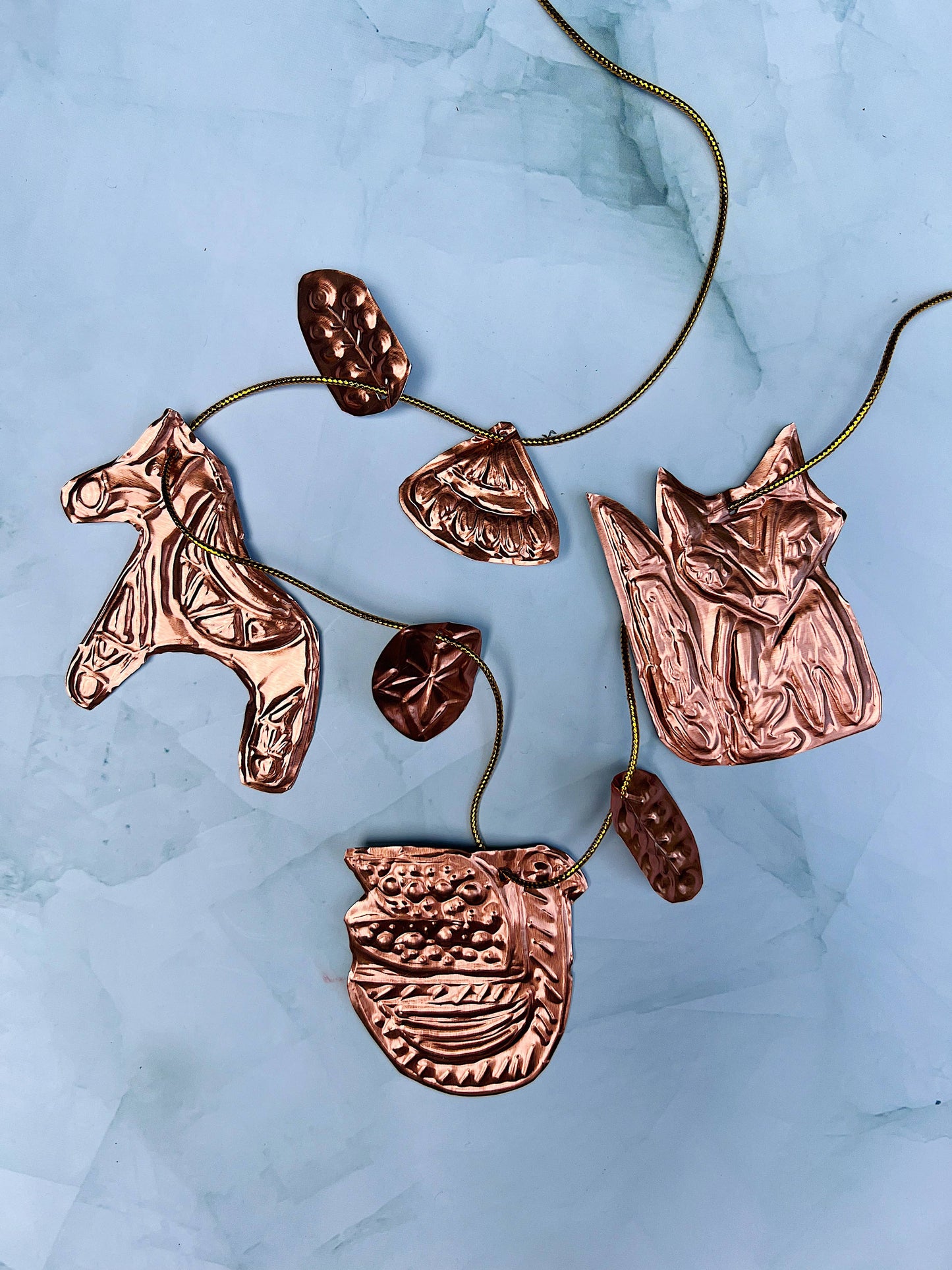 Copper Garland Metal Embossing Kit