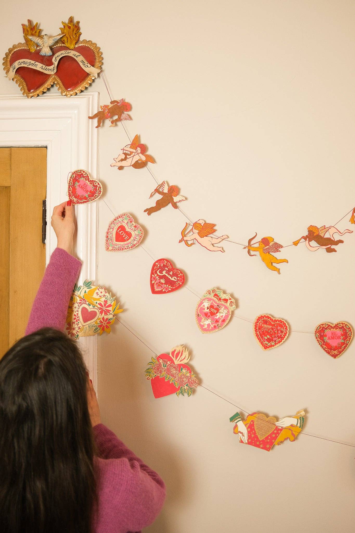 Valentine's Sewn Garland