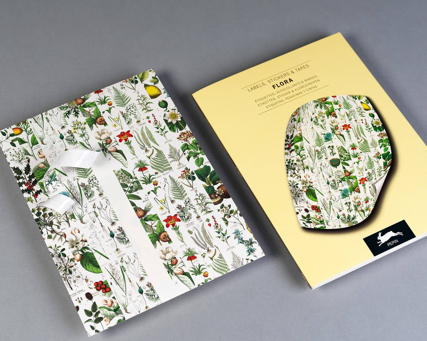 Flora Label Sticker & Tape Book