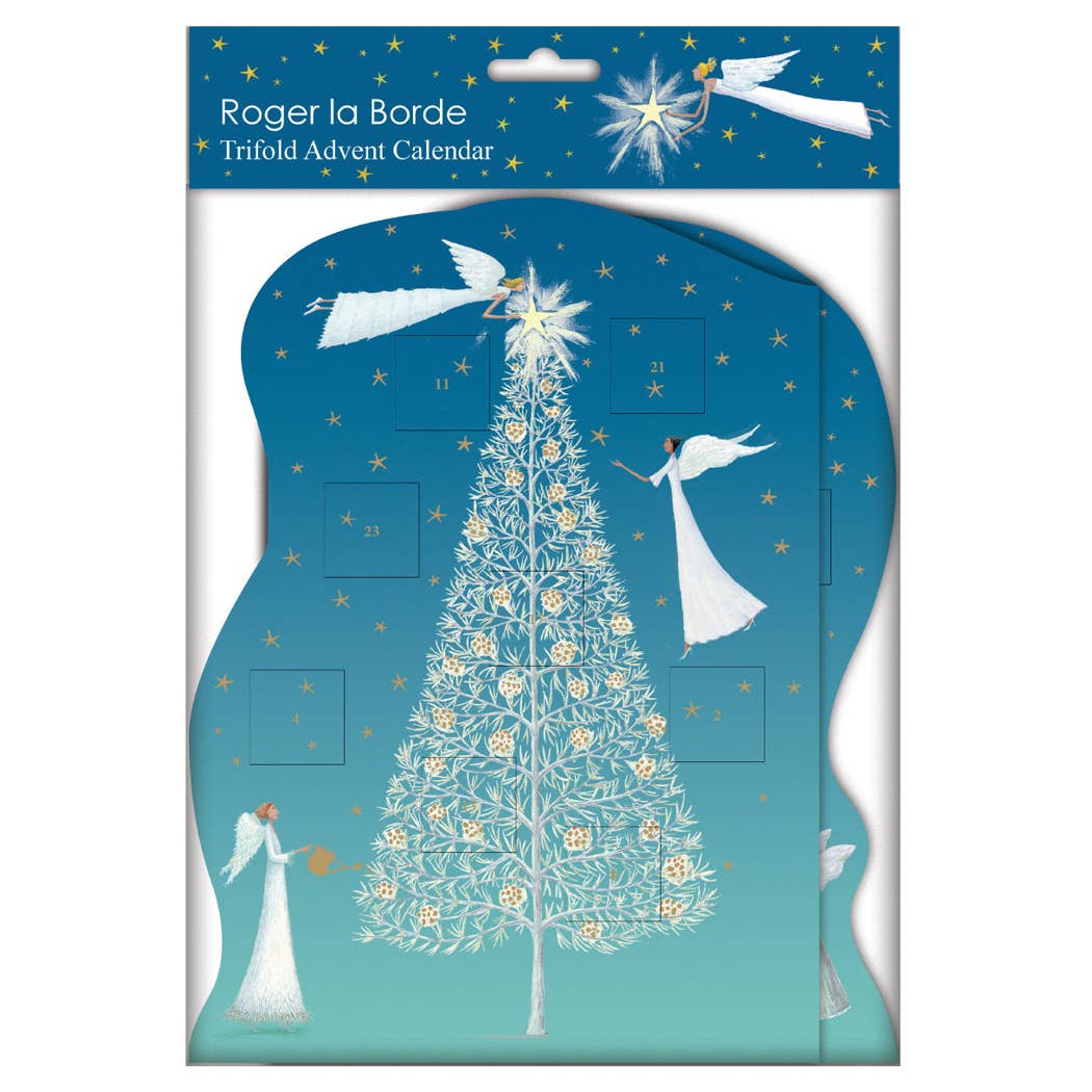 Three Angels Trifold Advent Calendar