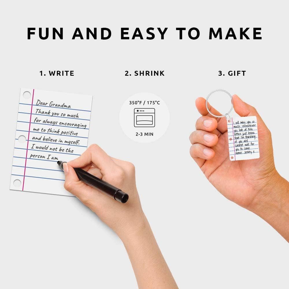 Little Letter Shrink Keyring Kit | DIY Personalized Gift