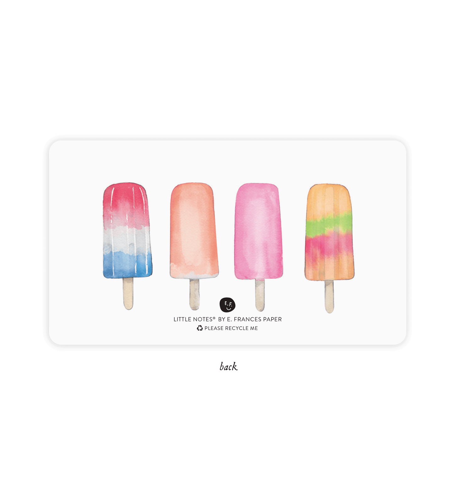 Patriotic Popsicle Little Notes® – Boxed Set of 85 Mini Note