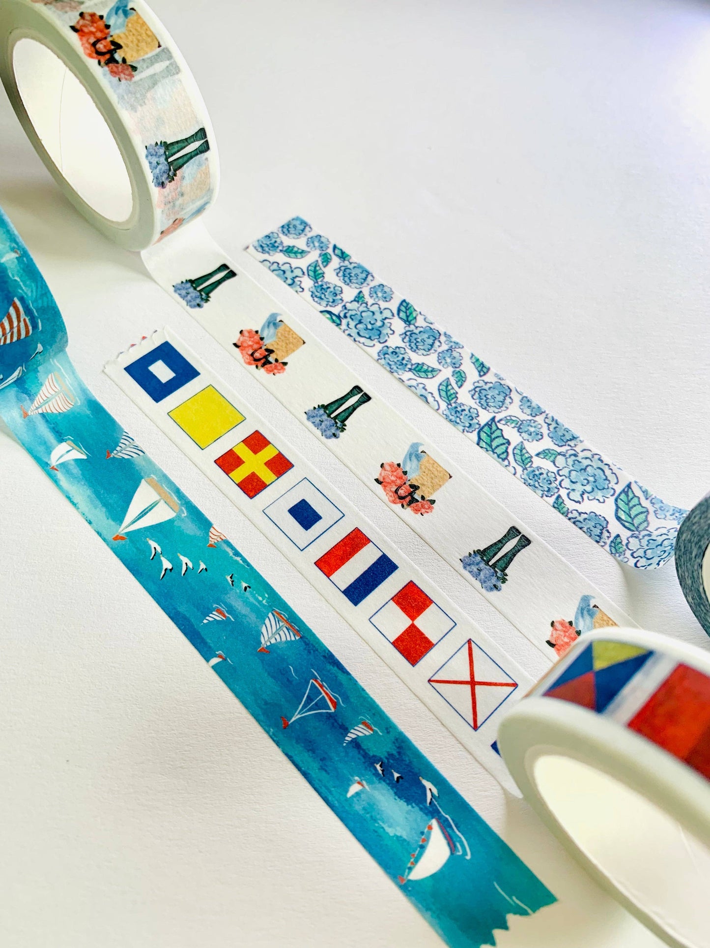 Blue Hydrangea Masking Tape