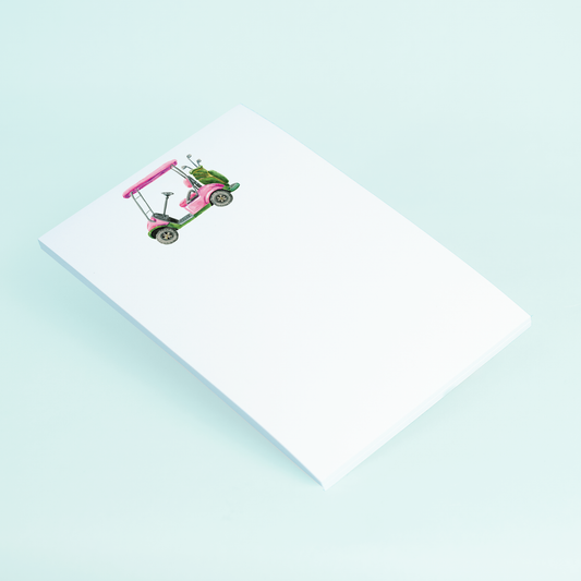 Golf Cart Notepad