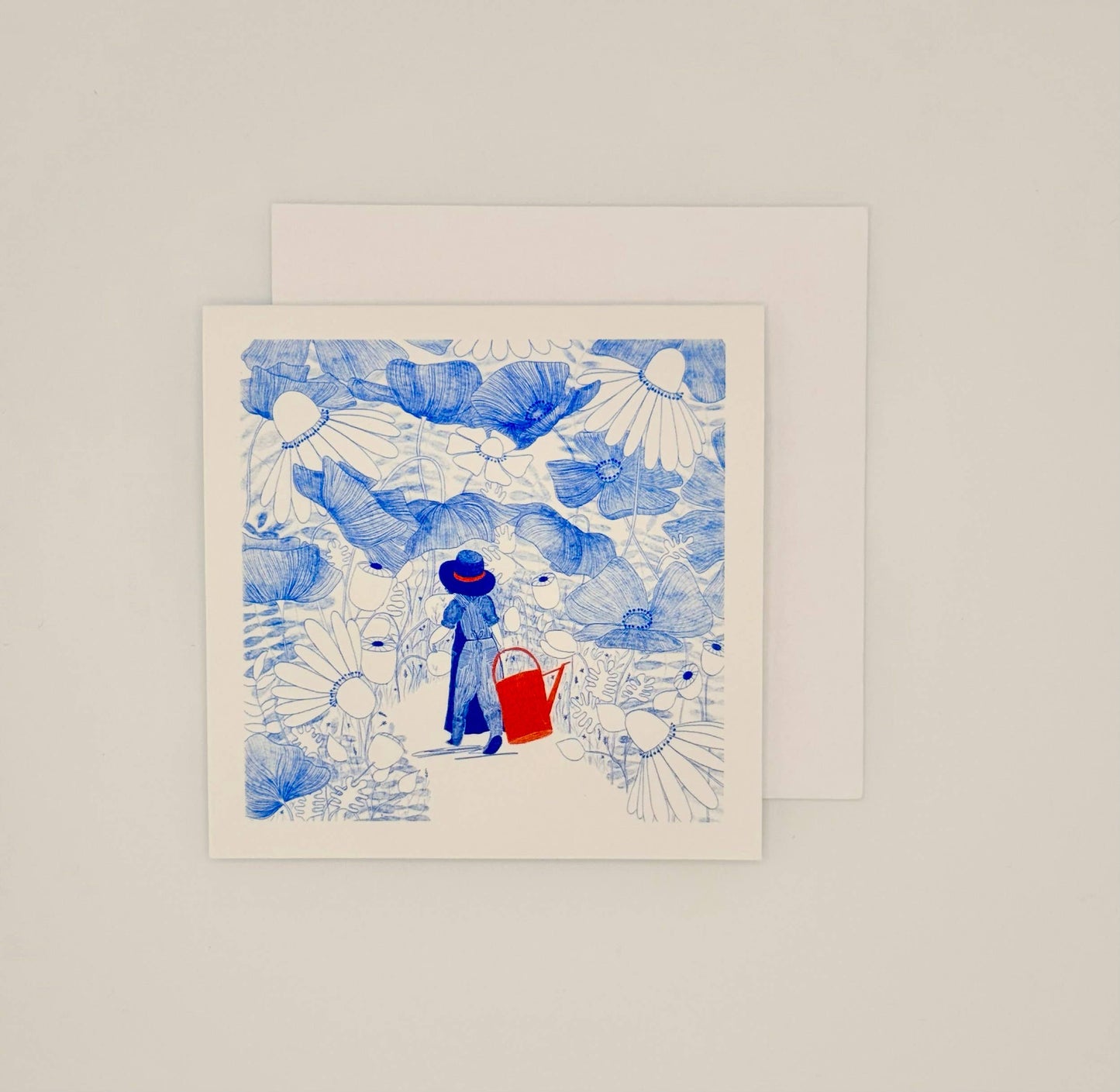 Garden Walk Greeting Card Set | Set of 6 Square Cards
