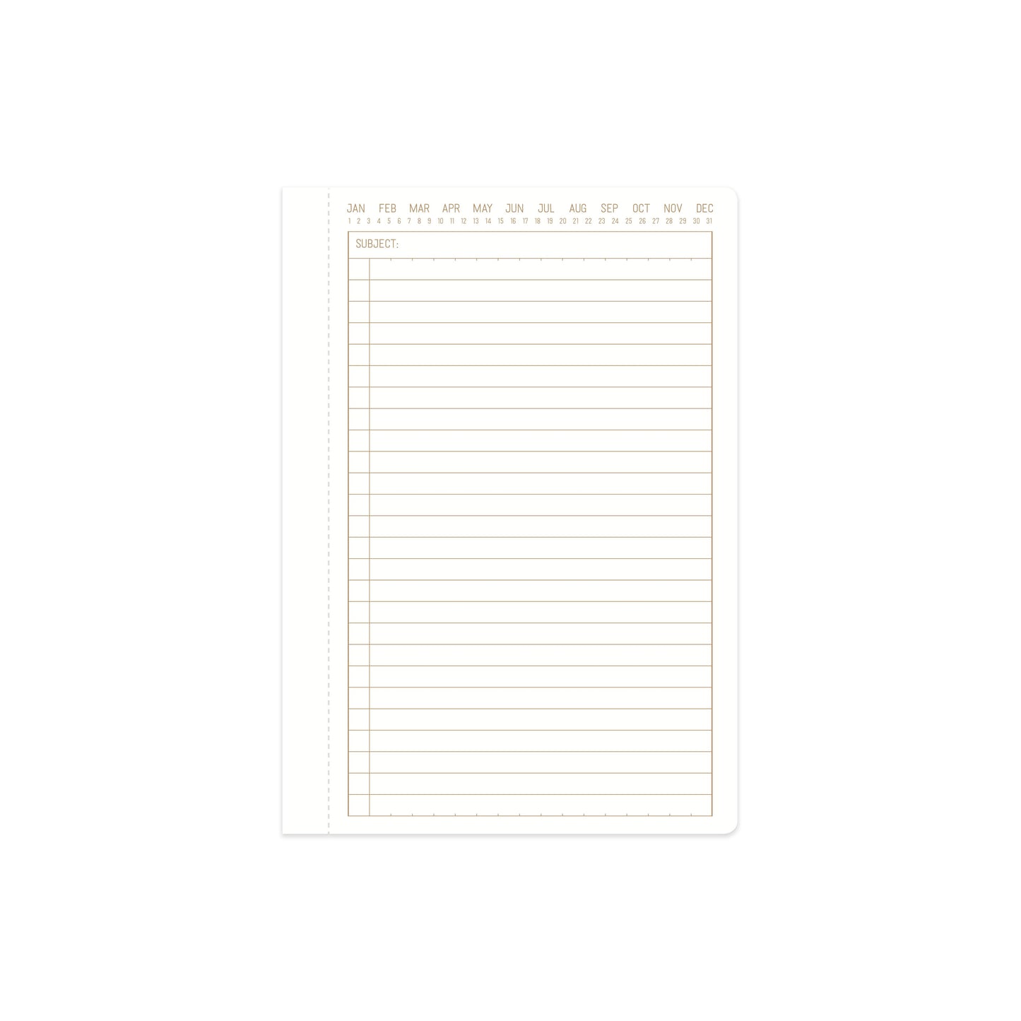 Twin Wire Journal - Terracotta