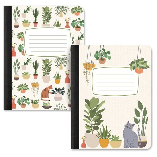 Plant Addict Composition Book Duo