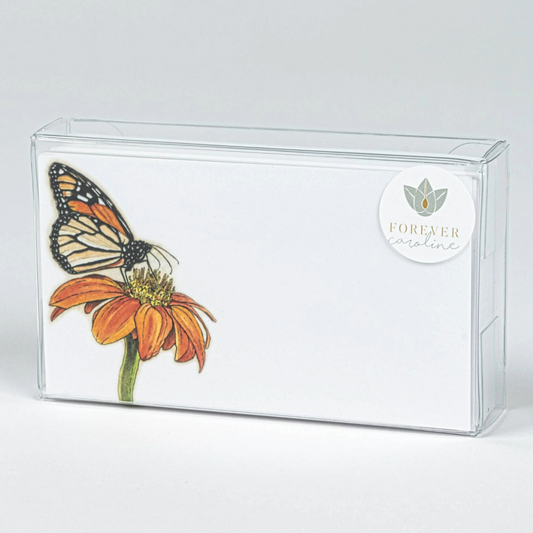 Monarch Butterfly Tiny Cards | Pack of 60 "Love Notes"