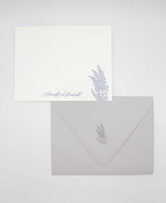 Thanks a Bunch Flat Card Pack - Letterpress