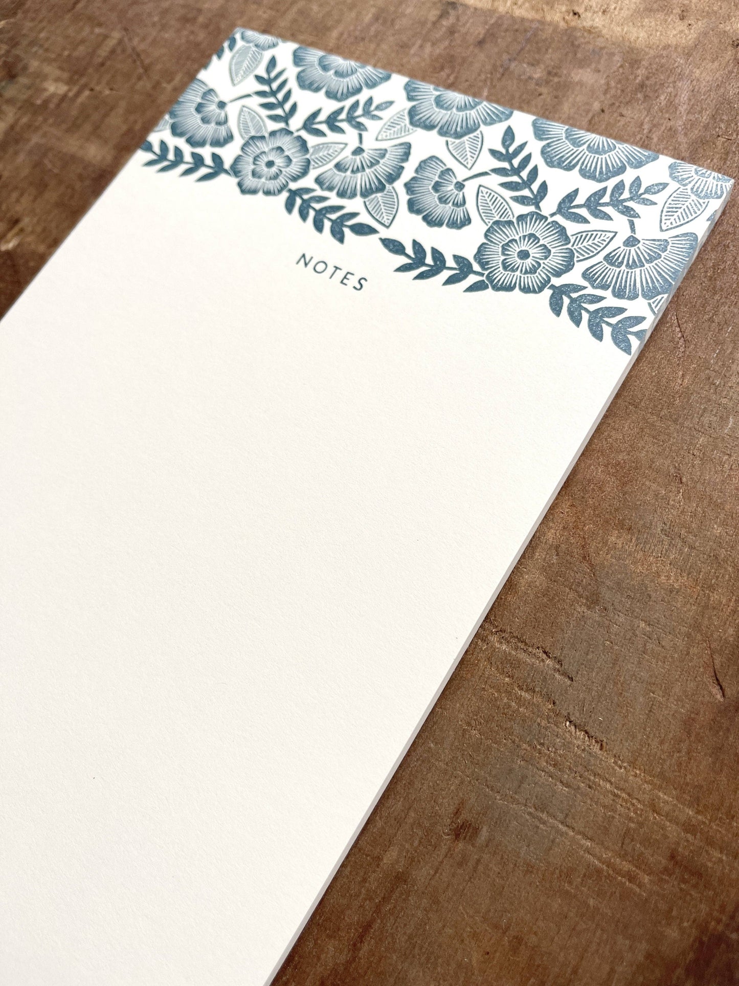 Floral Header Notepad