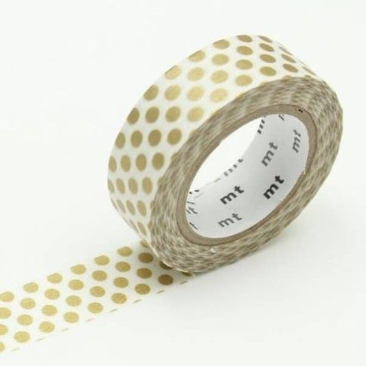 Gold Polka Dot Washi