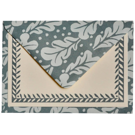 Set of Notecards and Envelopes Quercus Duck Egg