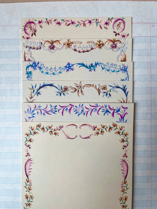 French Menu Stationery Set II: 5