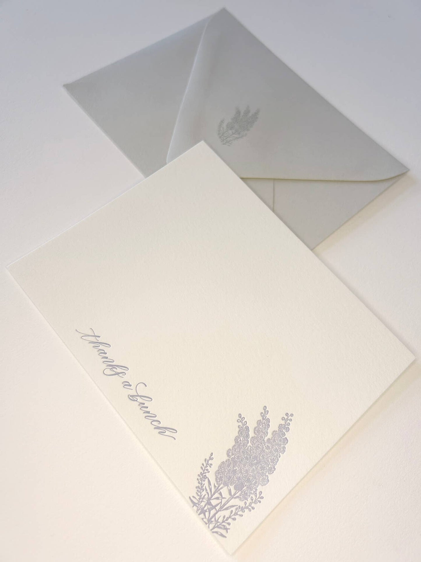 Thanks a Bunch Flat Card Pack - Letterpress