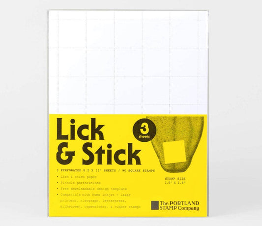 Lick & Stick: Square: 3-pack