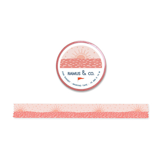 Pink Sunset Masking Tape