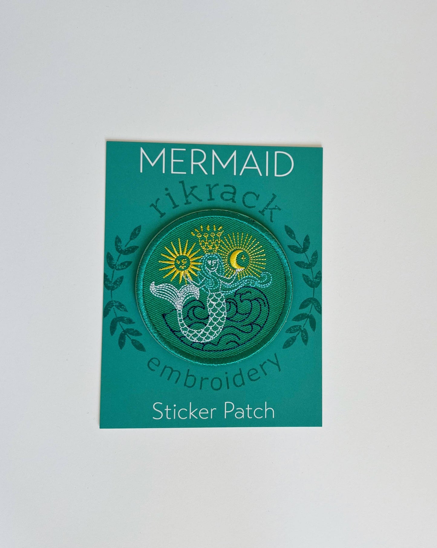 Mermaid Embroidered Sticker Patch