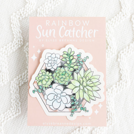 Succulent Planter Sun Catcher