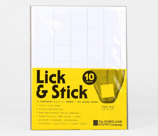 Lick & Stick: Square: 3-pack