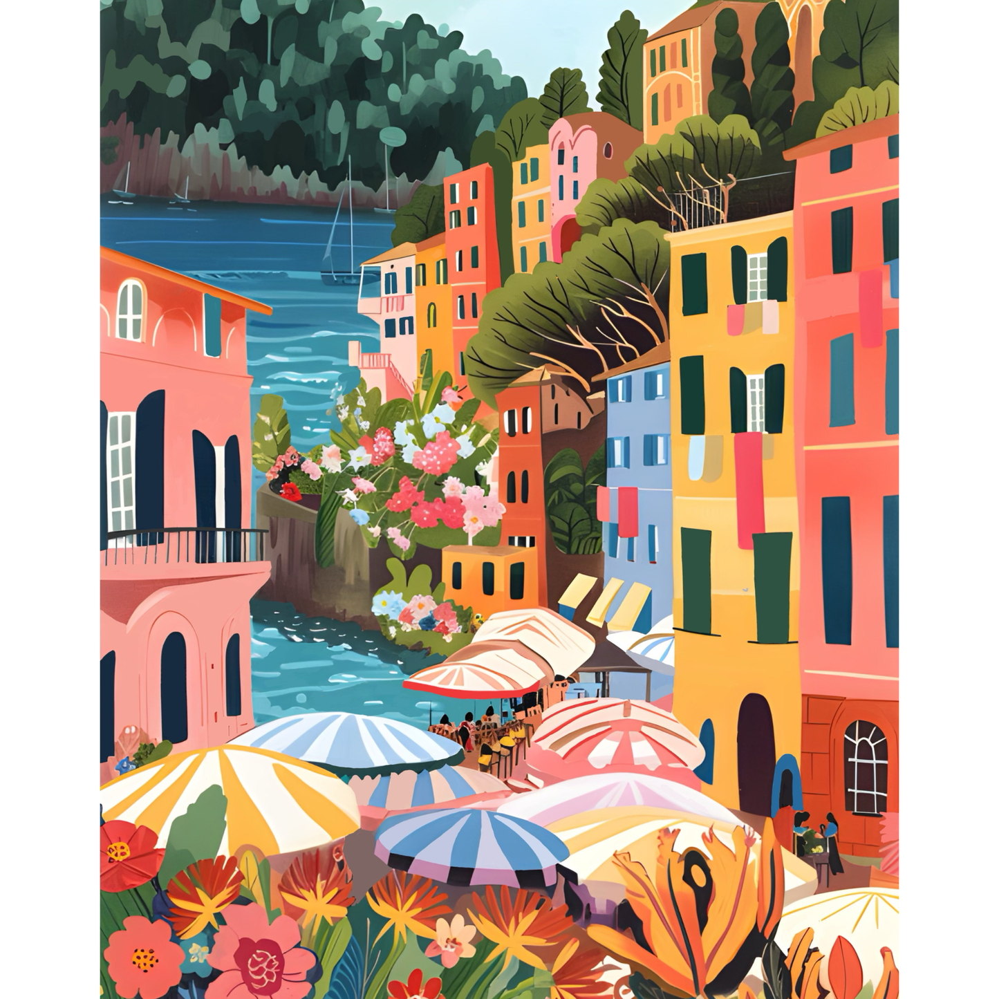 Flower Market: Portofino