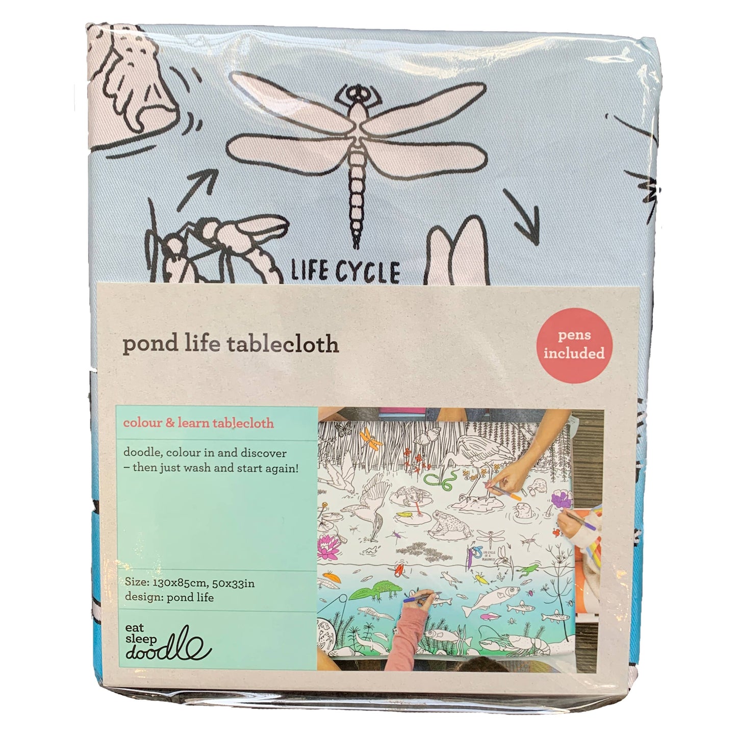 Coloring Play Tablecloth - Nature & Wildlife