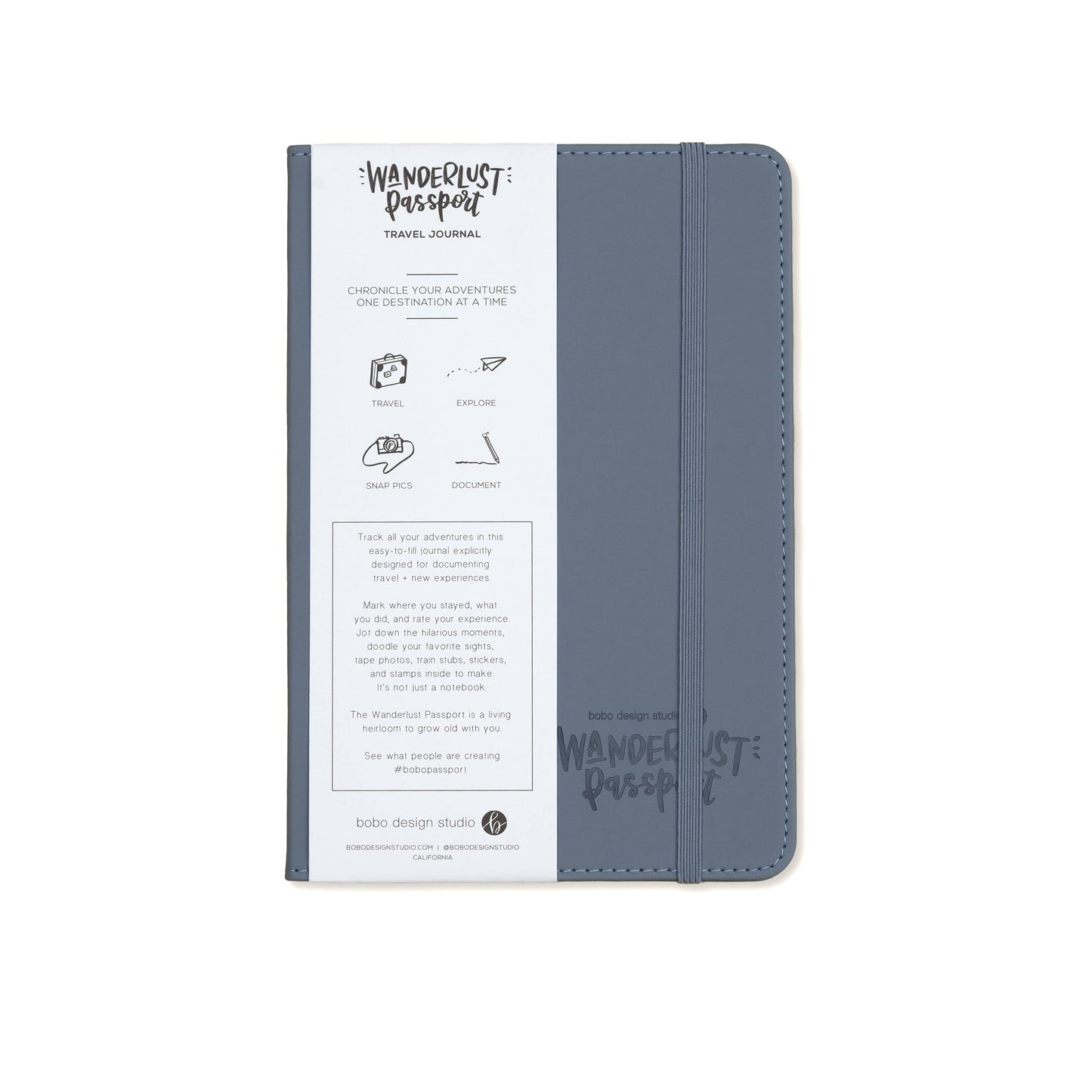 Wanderlust Passport - Travel Journal: Dusty Pink
