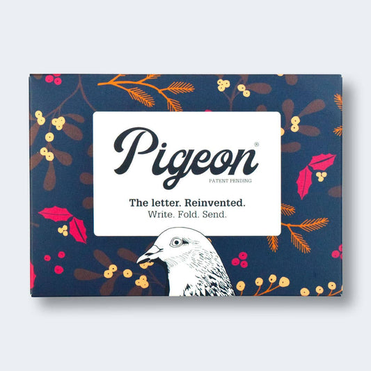 Winter Berries Pigeon letter pack