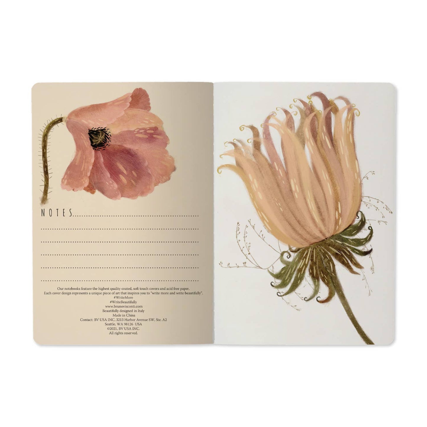 Soft Petals Notebook