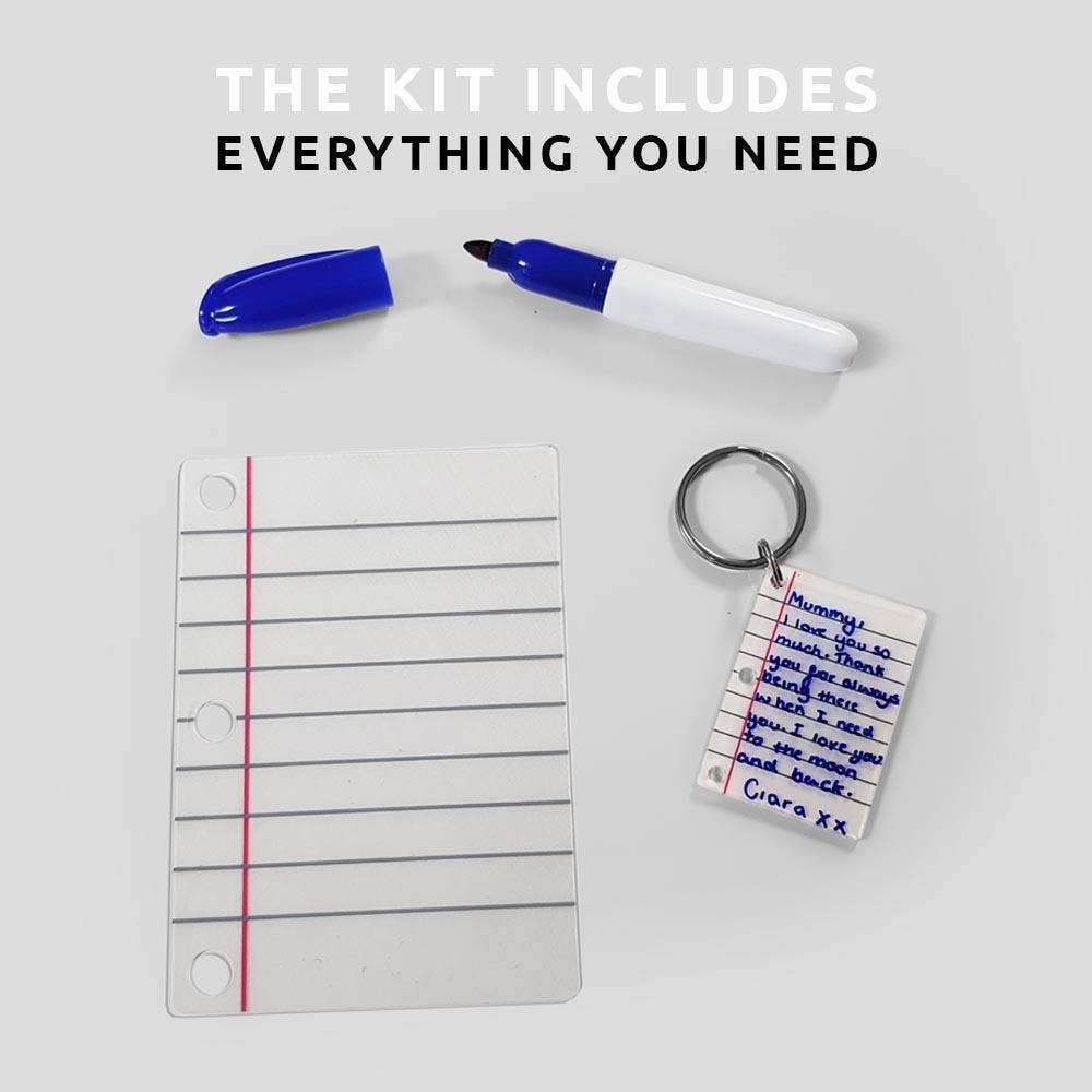 Little Letter Shrink Keyring Kit | DIY Personalized Gift