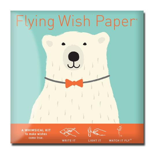 Polar Bear Mini Flying Wish Paper