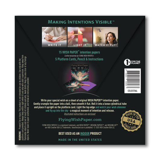 CELESTIAL — Flying Wish Paper® Standard Mini WISHING KIT™