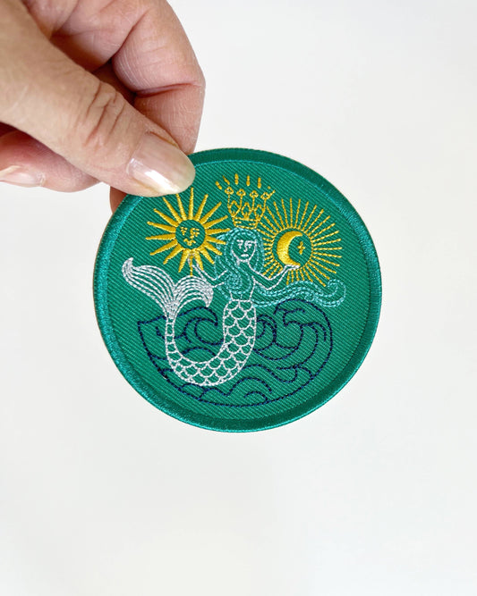 Mermaid Embroidered Sticker Patch