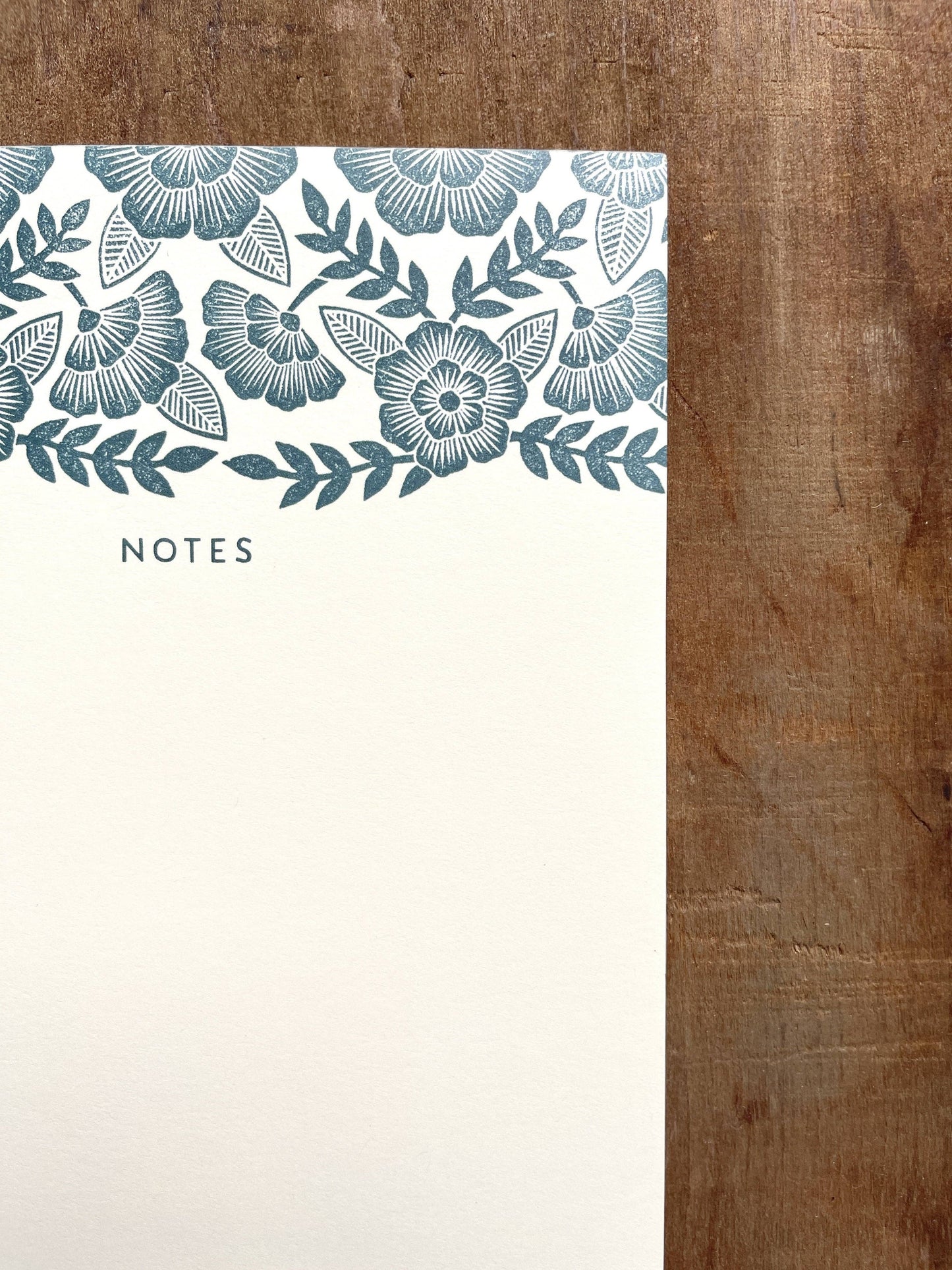 Floral Header Notepad