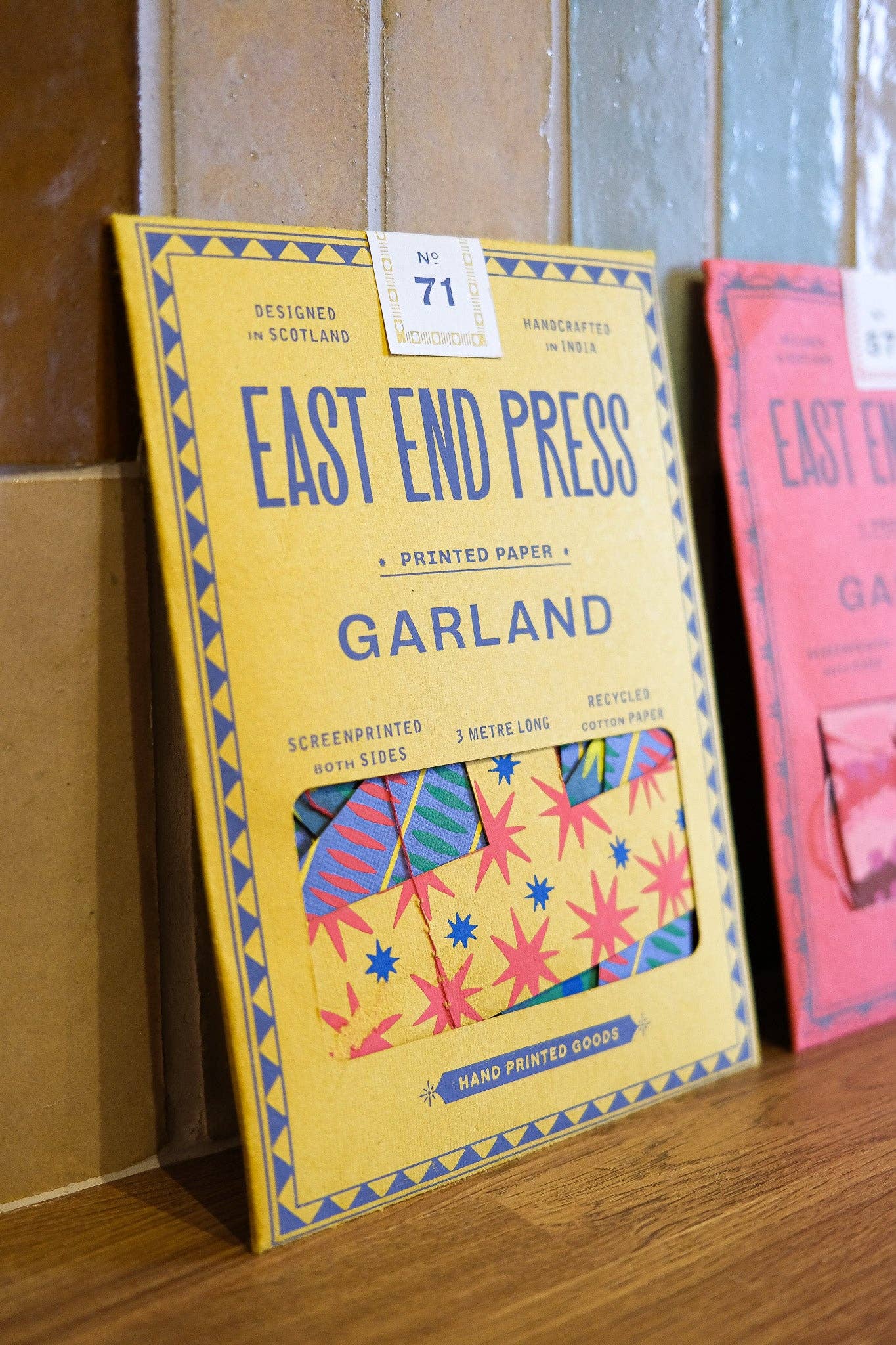 Bright Happy Birthday Sewn Garland